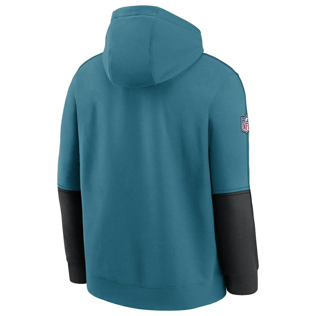 Throwback Alternate Logo Team Issue Club Pullover Hoodie - Jacksonville Jaguars Hoodies