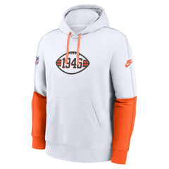 Throwback Logo Club Tri-Blend Pullover Hoodie - Cleveland Browns Hoodies