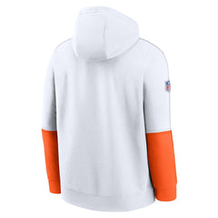 Throwback Logo Club Tri-Blend Pullover Hoodie - Cleveland Browns Hoodies