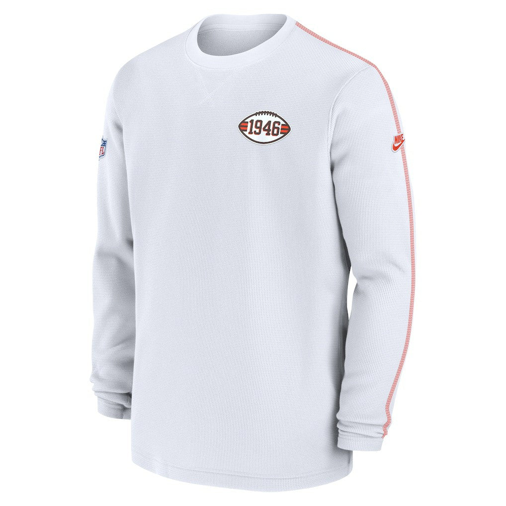 Alternate Logo Coach Long Sleeve Top - Cleveland Browns Tops