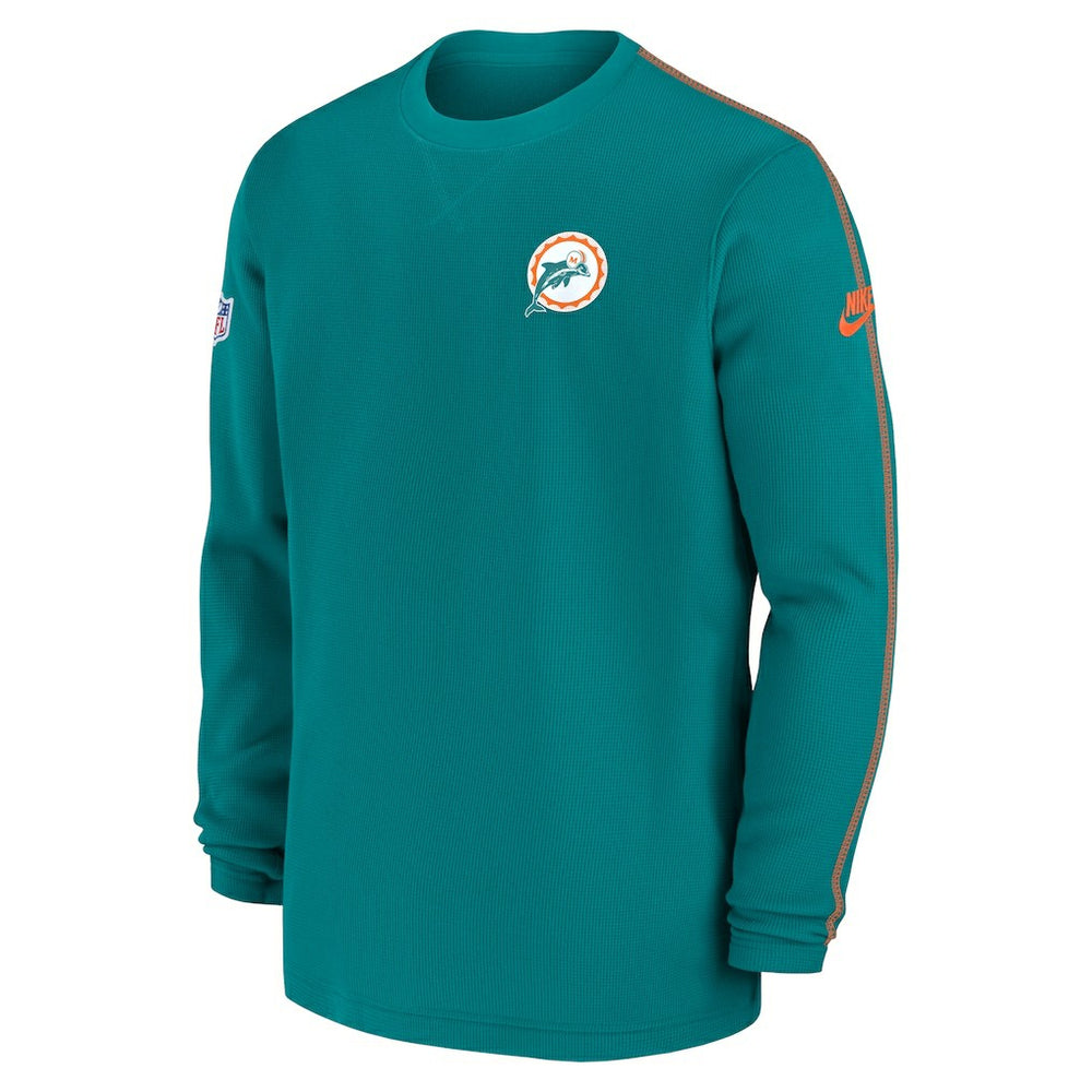 Alternate Logo Coach Long Sleeve Top - Miami Dolphins Tops