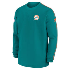 Alternate Logo Coach Long Sleeve Top - Miami Dolphins Tops
