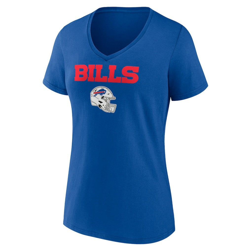 Dawson Knox  Women's Team Wordmark Player Name & Number V-Neck T-Shirt - Buffalo Bills T-shirts