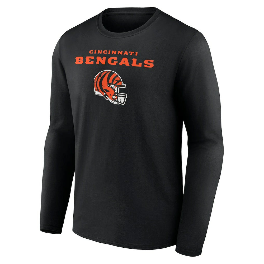 Cam Taylor-Britt  Team Wordmark Player Name & Number Long Sleeve T-Shirt - Cincinnati Bengals T-shirts
