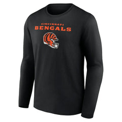 Cam Taylor-Britt  Team Wordmark Player Name & Number Long Sleeve T-Shirt - Cincinnati Bengals T-shirts