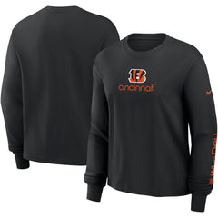 Women's Boxy Long Sleeve T-Shirt - Cincinnati Bengals T-shirts