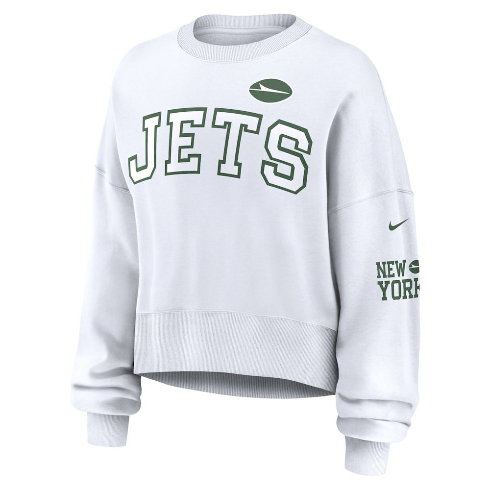 Women's Oversized Pullover Sweatshirt - New York Jets Pullover