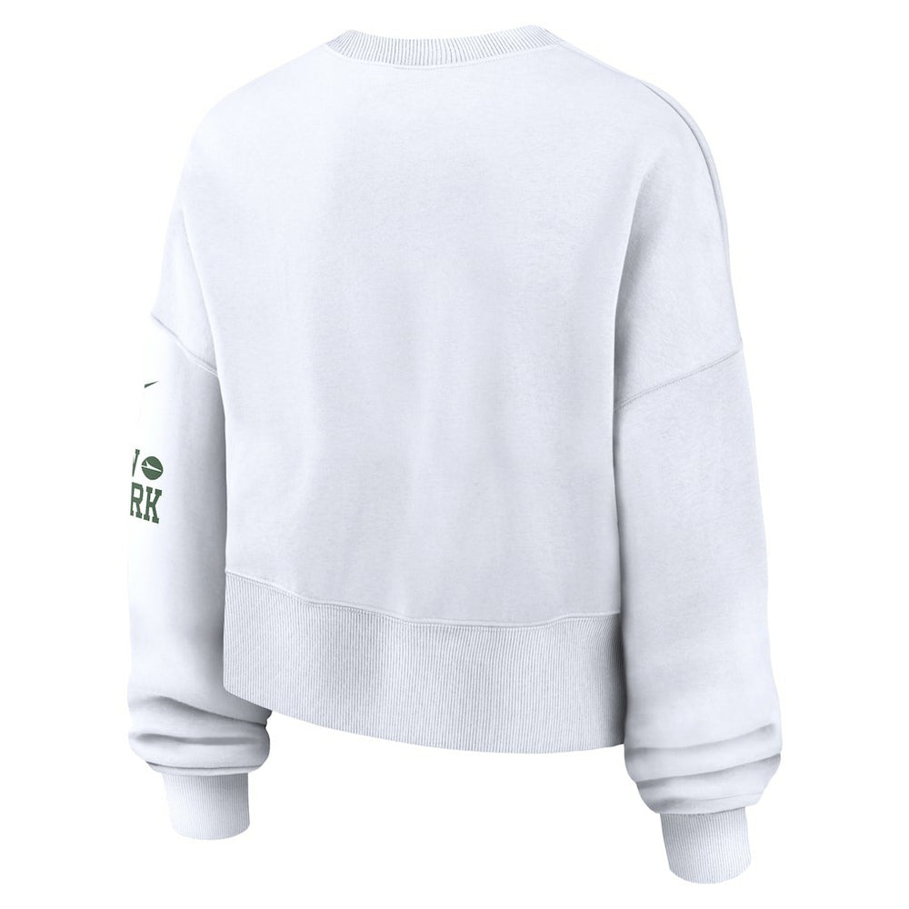 Women's Oversized Pullover Sweatshirt - New York Jets Pullover