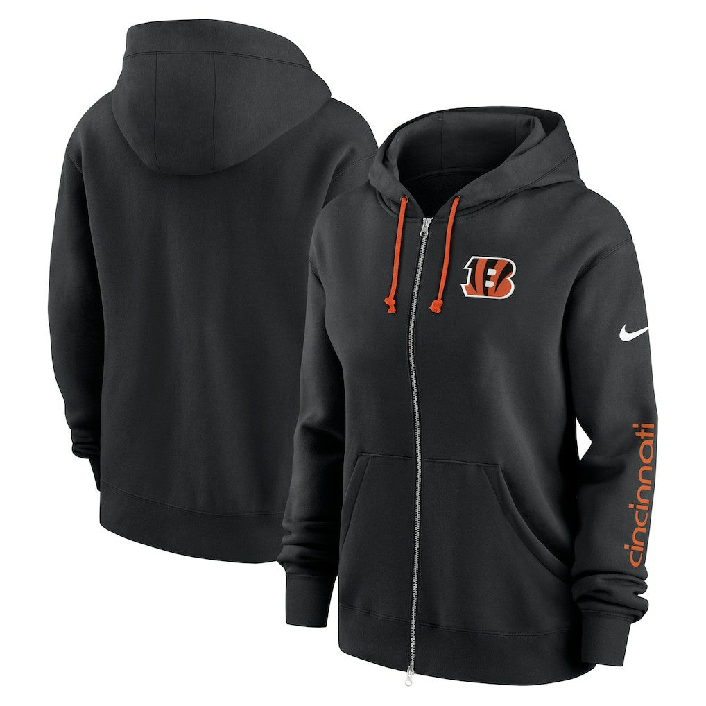 Women's Phoenix Full-Zip Hoodie - Cincinnati Bengals Hoodies