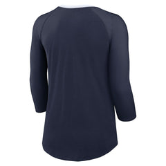 Women's 3/4 Sleeve Raglan Fashion Top - Dallas Cowboys Tops