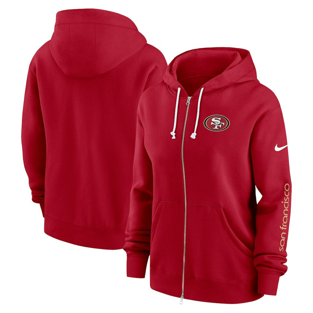 Women's Plus Size Phoenix Full-Zip Hoodie - San Francisco 49ers Hoodies