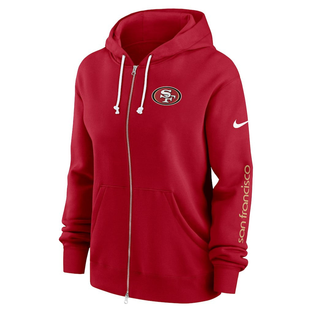 Women's Plus Size Phoenix Full-Zip Hoodie - San Francisco 49ers Hoodies
