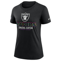 Women's 2024 NFL Crucial Catch Tri-Blend T-Shirt - Las Vegas Raiders T-shirts