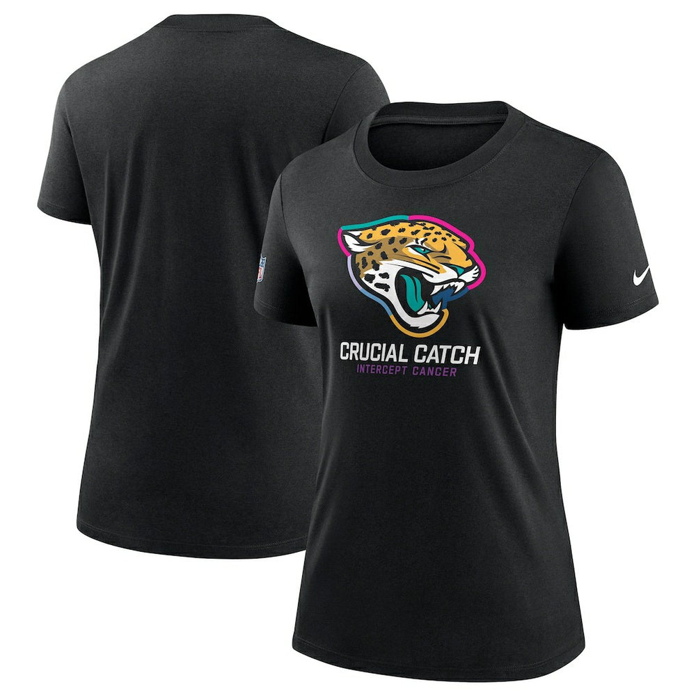 Women's 2024 NFL Crucial Catch Tri-Blend T-Shirt - Jacksonville Jaguars T-shirts