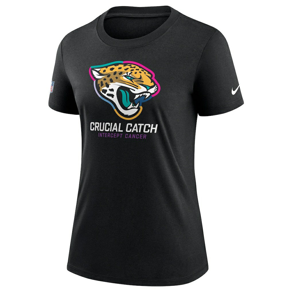 Women's 2024 NFL Crucial Catch Tri-Blend T-Shirt - Jacksonville Jaguars T-shirts