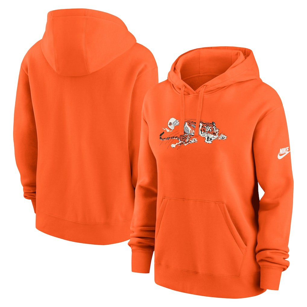 Women's Club Fleece Hoodie - Cincinnati Bengals Hoodies
