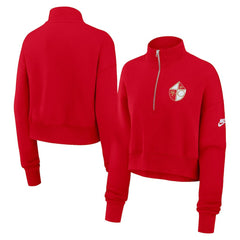 Women's Rewind Phoenix Half-Zip Sweatshirt - San Francisco 49ers Sweatshirts