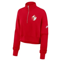Women's Rewind Phoenix Half-Zip Sweatshirt - San Francisco 49ers Sweatshirts