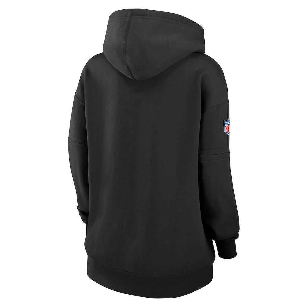 Women's 2024 NFL Crucial Catch Club Pullover Hoodie - Las Vegas Raiders Hoodies