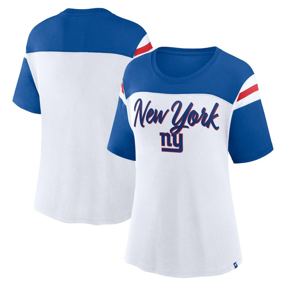 Women's Cheer Chant Fashion Crop Top - New York Giants Tops
