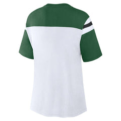 Women's Cheer Chant Fashion Crop Top - New York Jets Tops