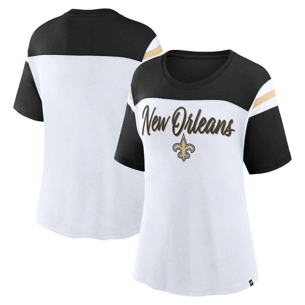 Women's Cheer Chant Fashion Crop Top - New Orleans Saints Tops