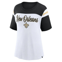 Women's Cheer Chant Fashion Crop Top - New Orleans Saints Tops