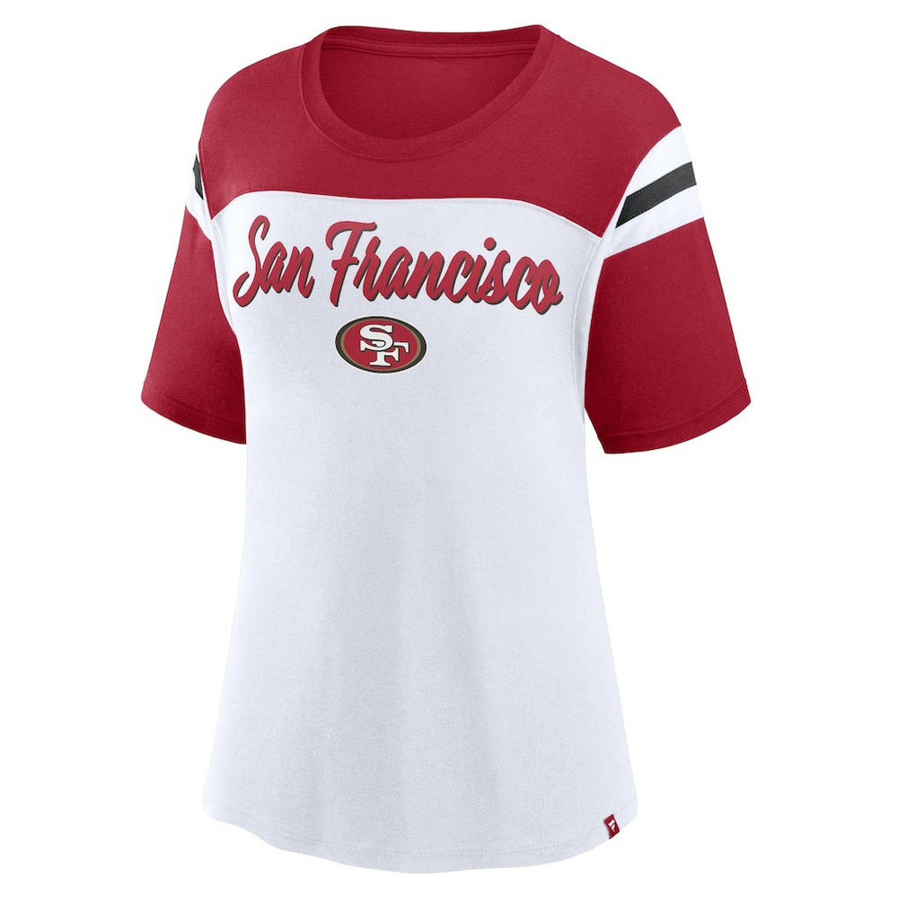 Women's Cheer Chant Fashion Crop Top - San Francisco 49ers Tops