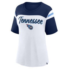 Women's Cheer Chant Fashion Crop Top - Tennessee Titans Tops