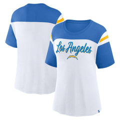 Women's Cheer Chant Fashion Crop Top - Los Angeles Chargers Tops