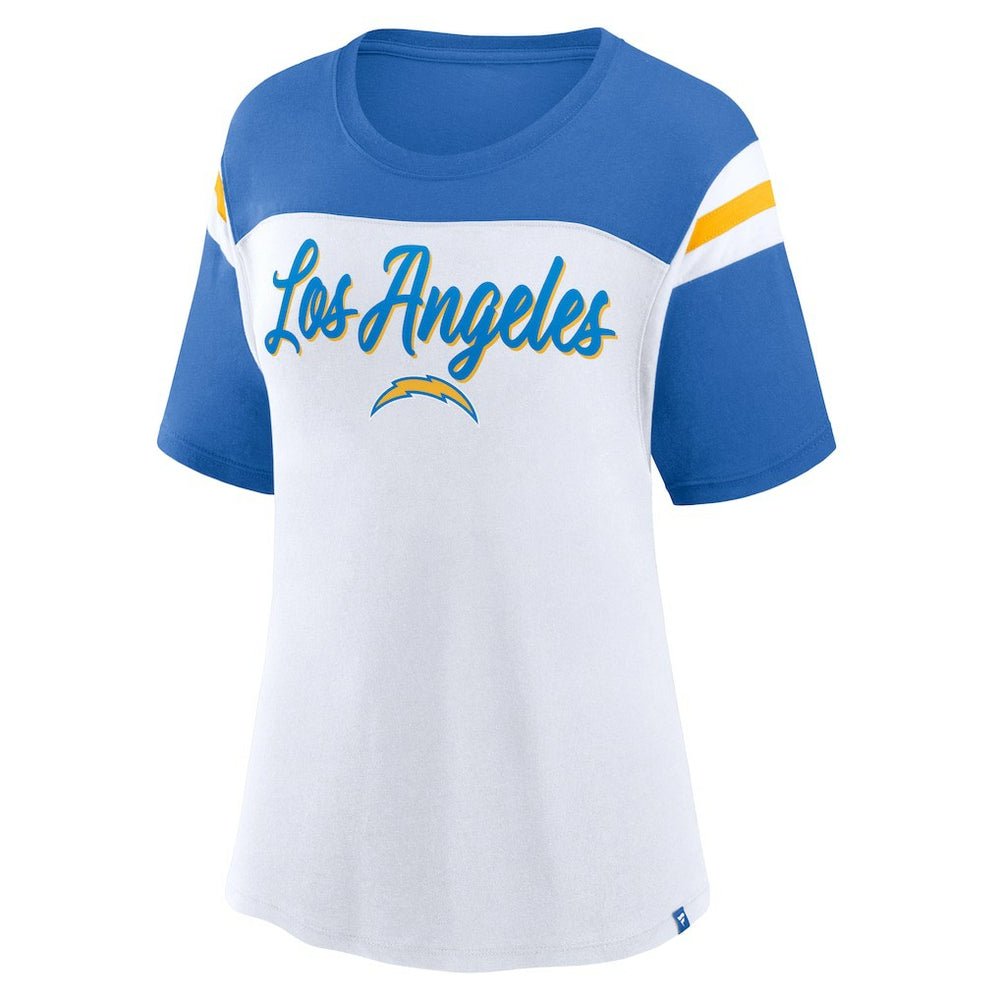 Women's Cheer Chant Fashion Crop Top - Los Angeles Chargers Tops