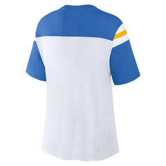 Women's Cheer Chant Fashion Crop Top - Los Angeles Chargers Tops