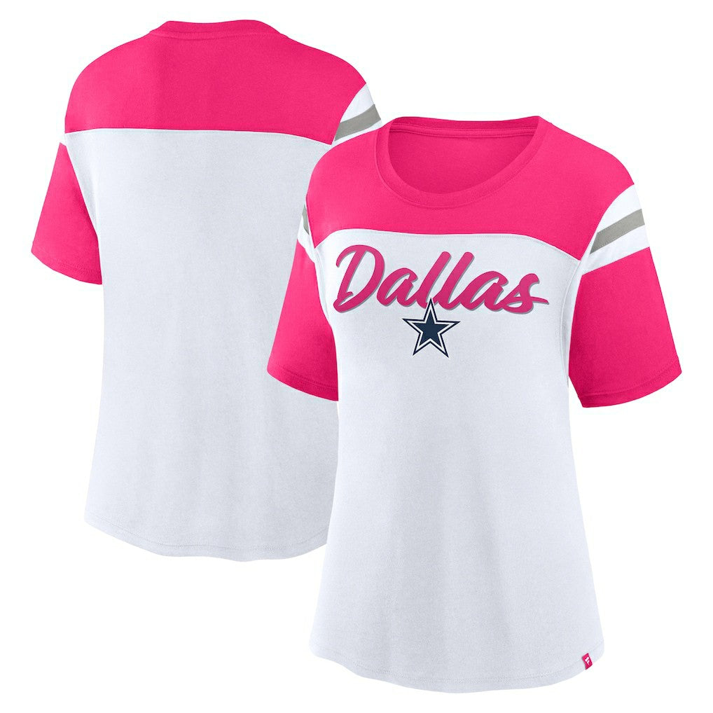 Women's Cheer Chant Fashion Crop Top - Dallas Cowboys Tops