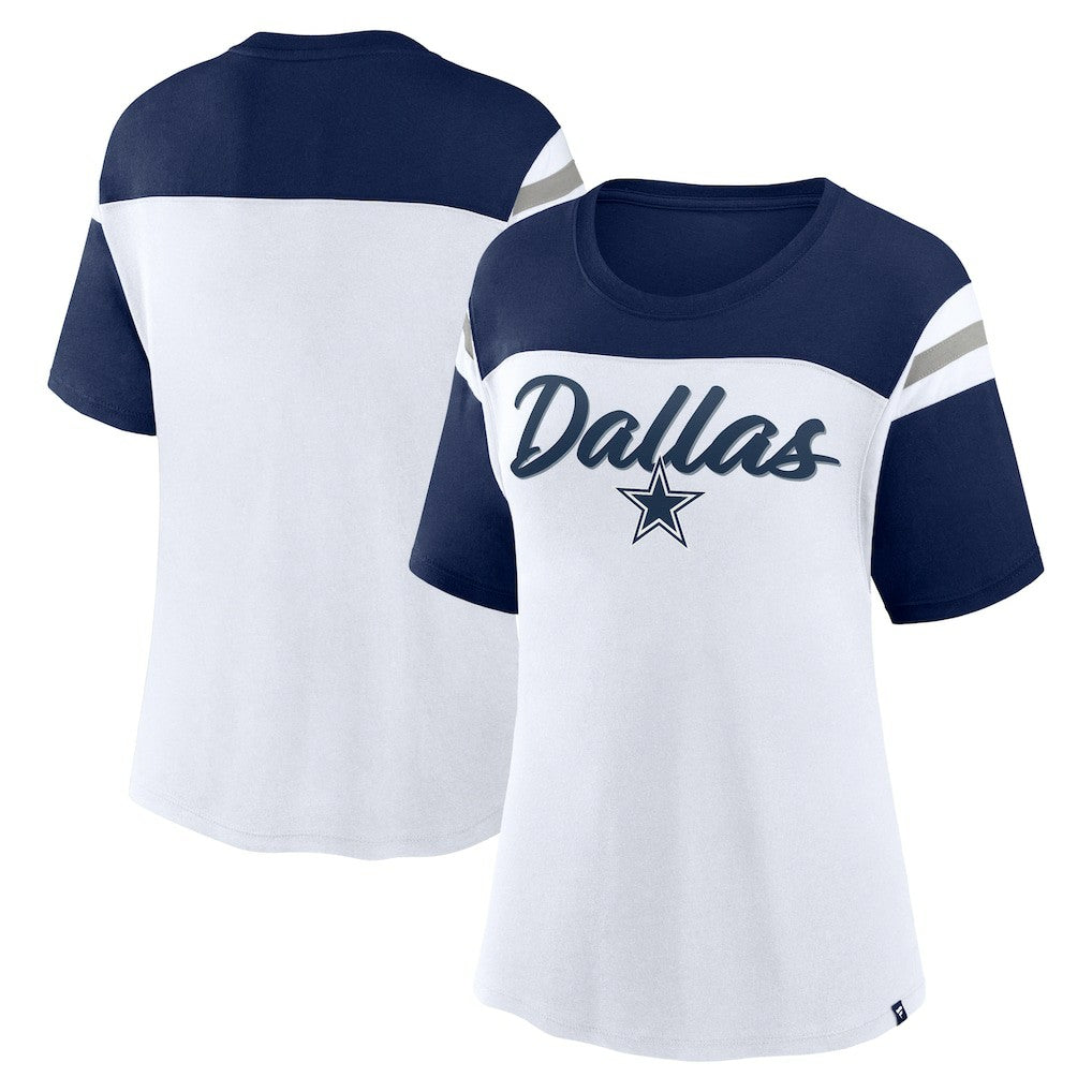 Women's Cheer Chant Fashion Crop Top - Dallas Cowboys Tops