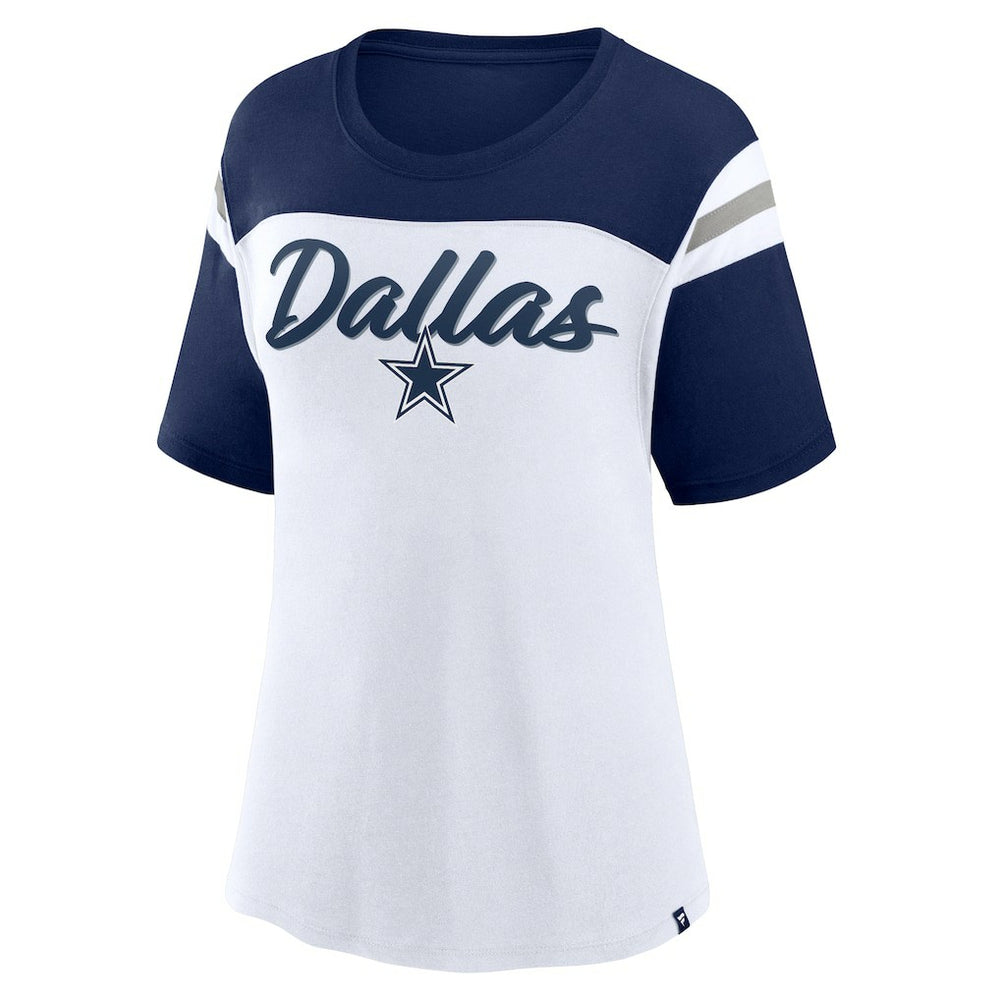 Women's Cheer Chant Fashion Crop Top - Dallas Cowboys Tops