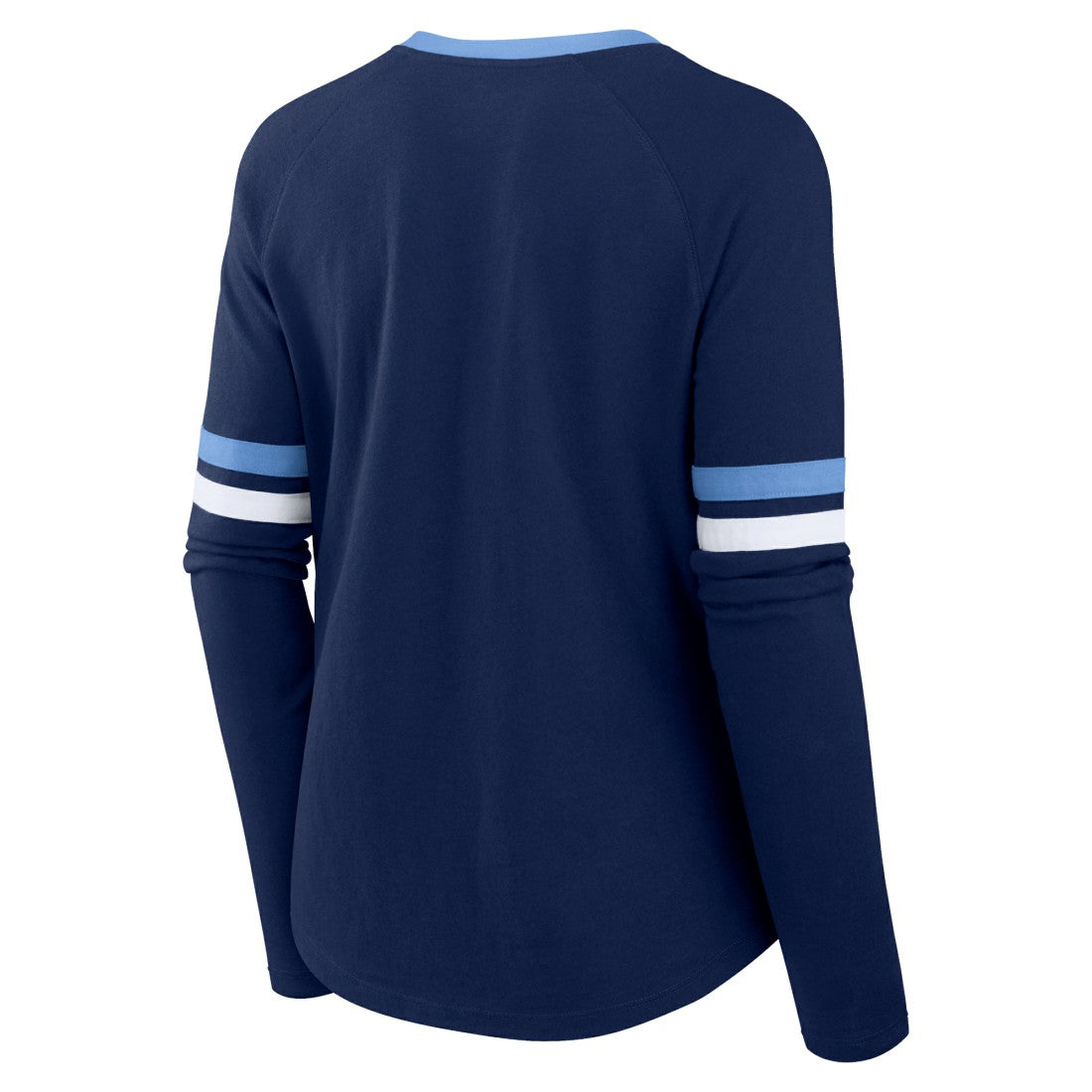 Women's Won and Done Lace-Up Long Sleeve Fashion Top - Tennessee Titans Tops