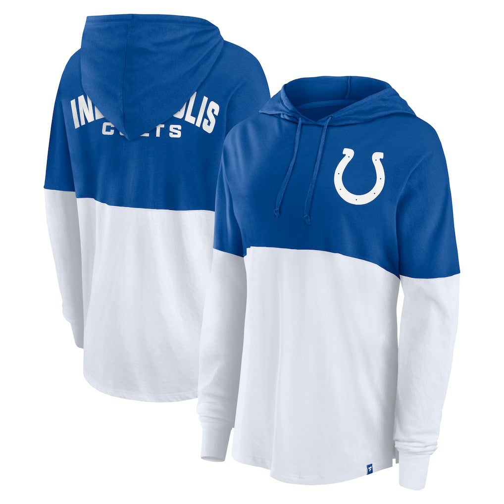 Women's Backup Option Long Sleeve Hoodie T-Shirt - Indianapolis Colts Hoodies