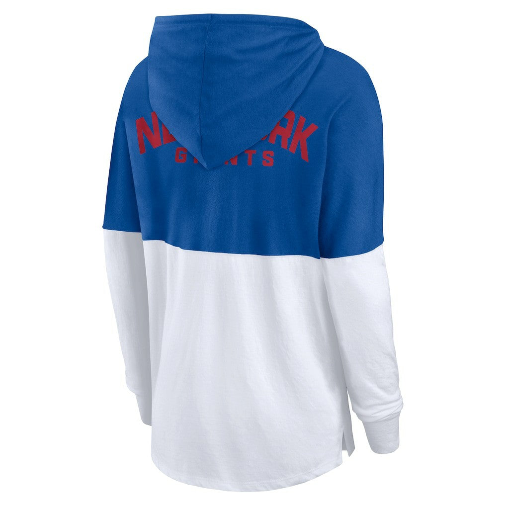Women's Backup Option Long Sleeve Hoodie T-Shirt - New York Giants Hoodies
