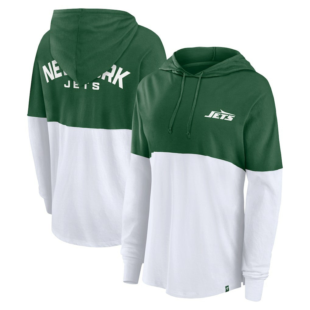 Women's Backup Option Long Sleeve Hoodie T-Shirt - New York Jets Hoodies