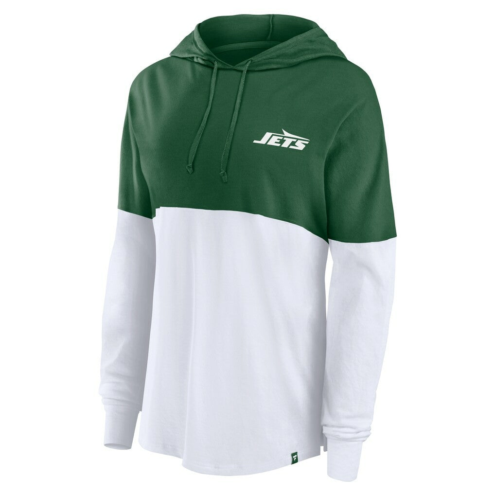 Women's Backup Option Long Sleeve Hoodie T-Shirt - New York Jets Hoodies