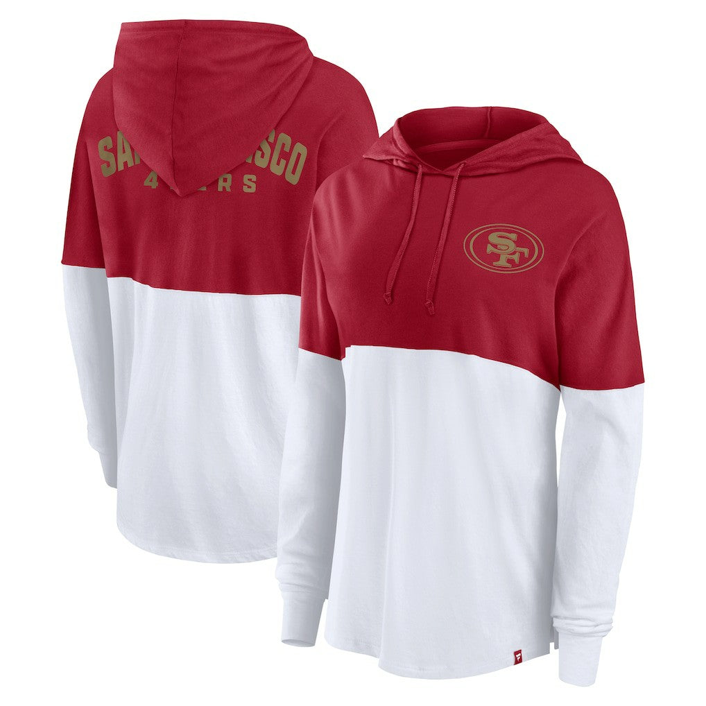 Women's Backup Option Long Sleeve Hoodie T-Shirt - San Francisco 49ers Hoodies