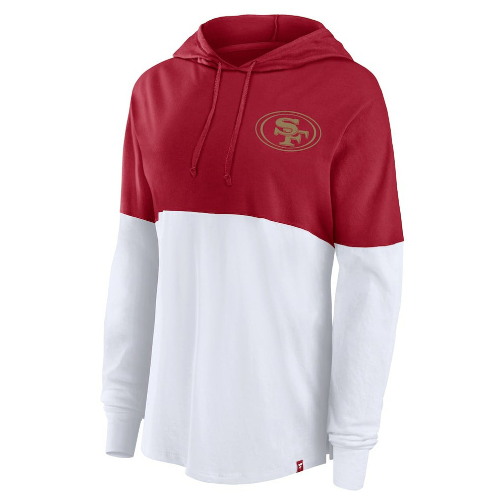 Women's Backup Option Long Sleeve Hoodie T-Shirt - San Francisco 49ers Hoodies