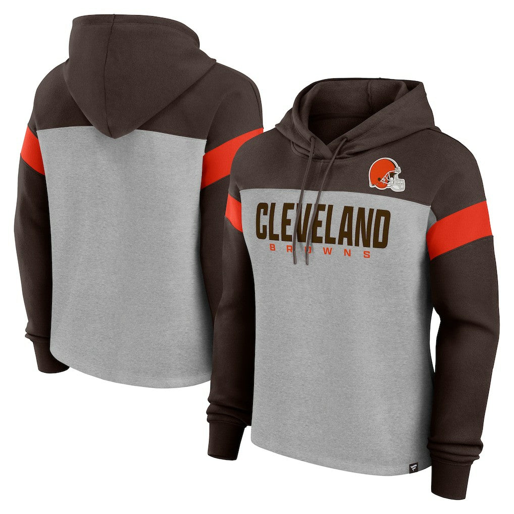 Women's Bold Play Call Pullover Hoodie - Cleveland Browns Hoodies