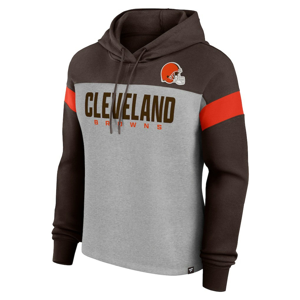 Women's Bold Play Call Pullover Hoodie - Cleveland Browns Hoodies