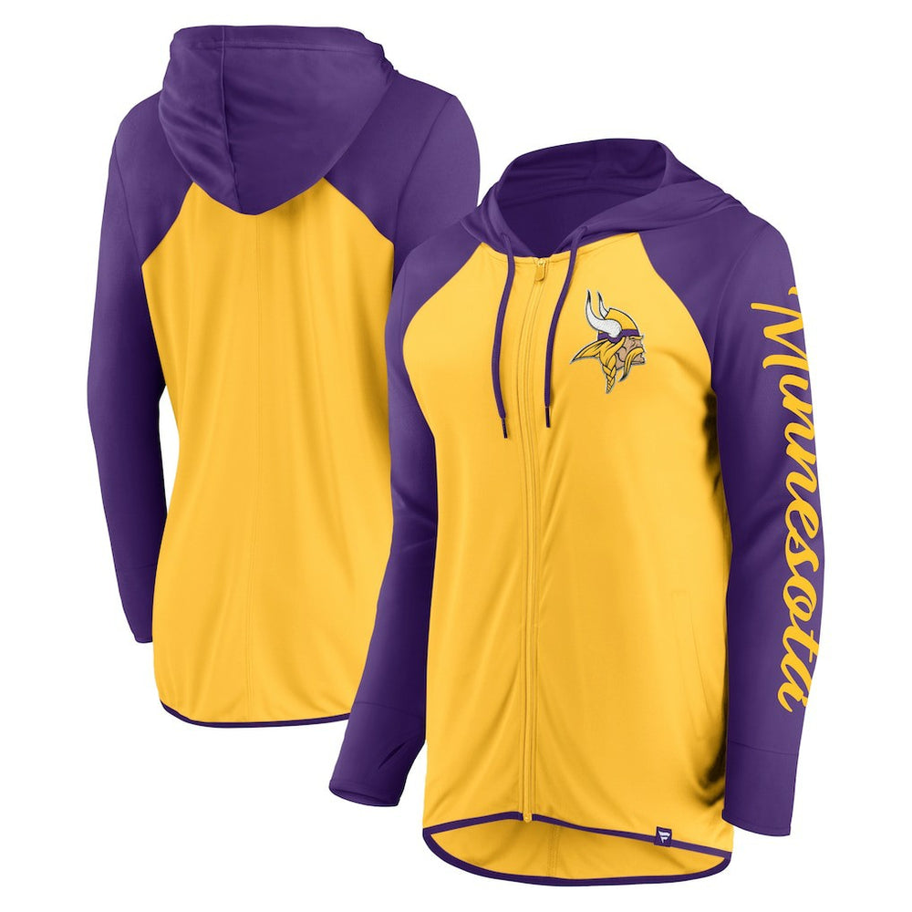 Women's Script Full-Zip Hoodie - Minnesota Vikings Hoodies