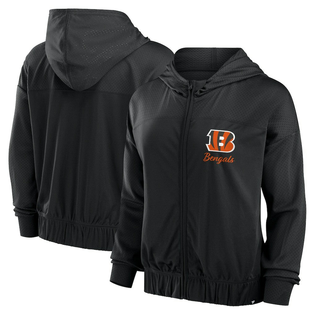 Women's Script Lock Full-Zip Hoodie - Cincinnati Bengals Hoodies