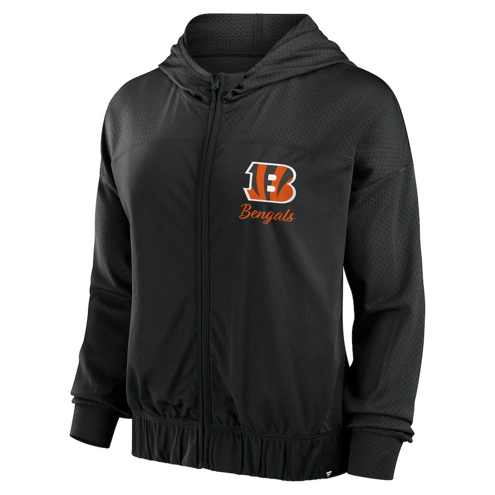 Women's Script Lock Full-Zip Hoodie - Cincinnati Bengals Hoodies