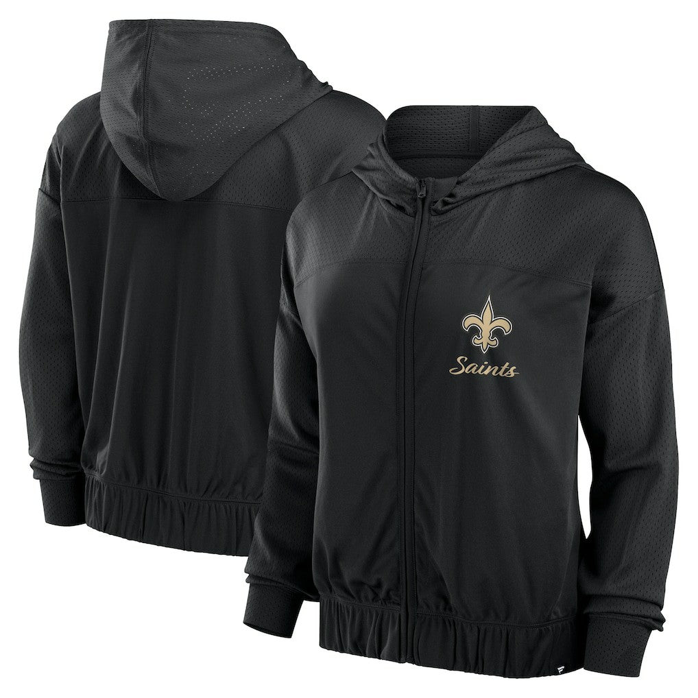 Women's Script Lock Full-Zip Hoodie - New Orleans Saints Hoodies