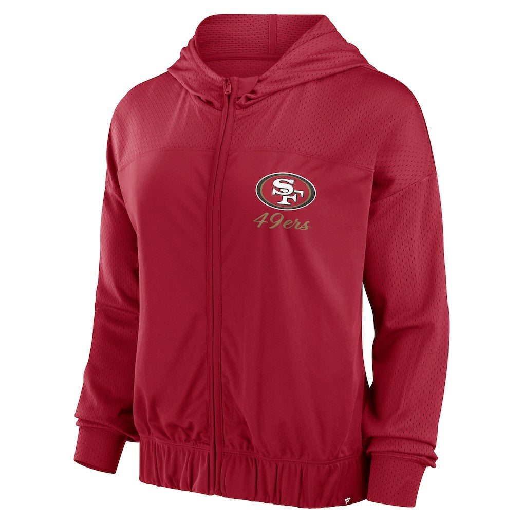 Women's Script Lock Full-Zip Hoodie - San Francisco 49ers Hoodies