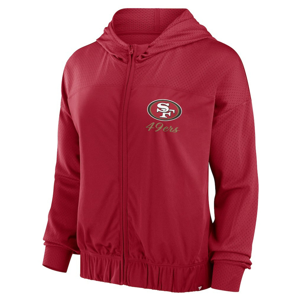 Women's Script Lock Full-Zip Hoodie - San Francisco 49ers Hoodies